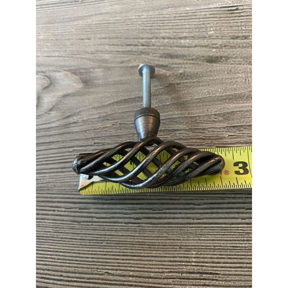10 Twisted Design Drawer Handles - Picture 4 of 7